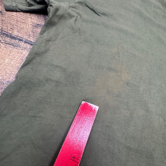 XLARGE Mens Graphic T Shirt Owl Vintage Style Short‎ Sleeve Green Large - Picture 7 of 8